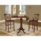 International Concepts Round 42 in Rd Pedestal Bar Height Table, 2 Bar Height Stools, Espresso, 42 in W, 42 in L, Wood K581-42DPT-6133-2 - alternate 2